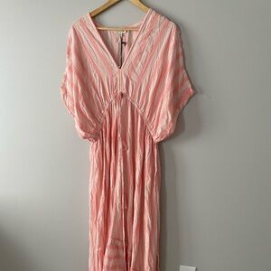 Cotton Bleu Maxi Dress Size 3X